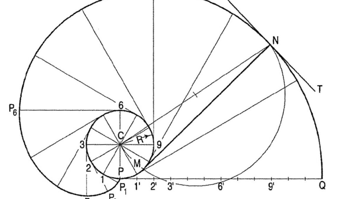 1.3 Cycloid Inclined Construction | PDF | Circle | Geometric Shapes